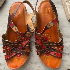 Spring Step colorful sandals